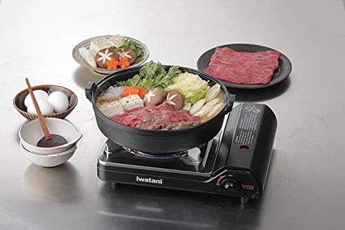 Iwatani Cassette Feu Butane VA-30 Camp Stove, one, BLACK