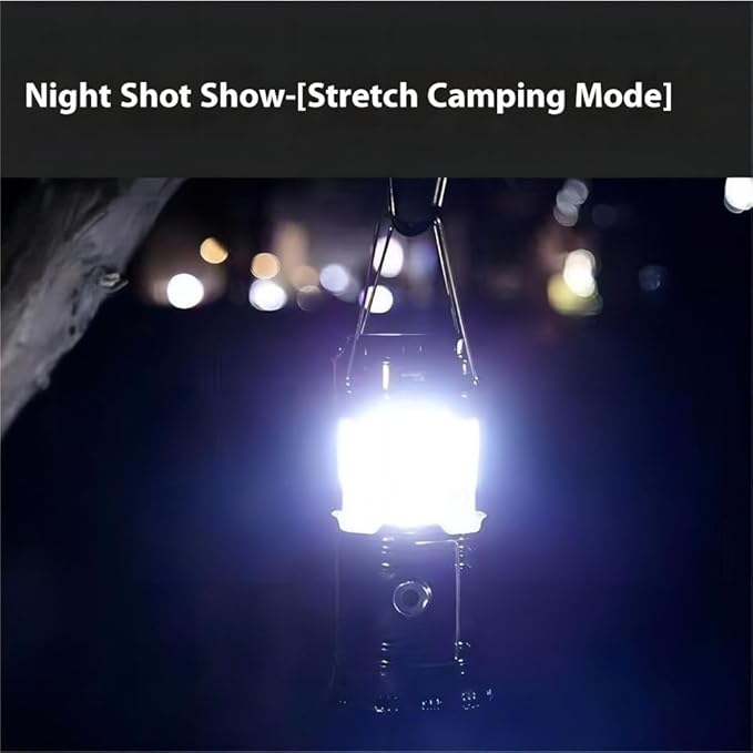 4PCS Portable Solar Rechargeable LED Camping Light,with USB Charging Port,Suitable for Hiking,Night Fishing,Emergency Use