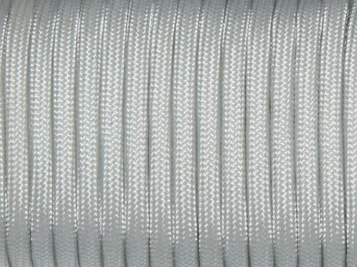 7 Strand Core 550lb Paracord Parachute Cord Lanyard Mil Spec Type III-100ft (Light Grey(29#))