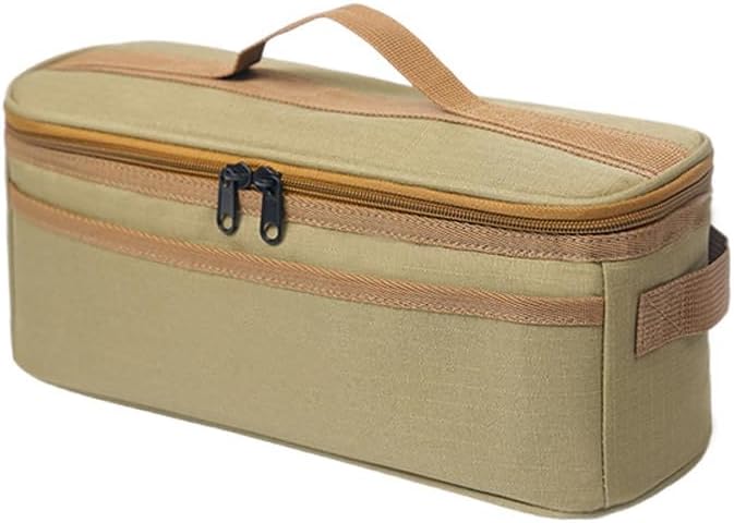 Camping Kitchen Utensil Bag Organizer Large Capacity Camp Utensils Carrying Case Portable Pouch Container for Camping Cookware Set Cutlery Flatware Tableware Backpacking Hiking Travel Picnic