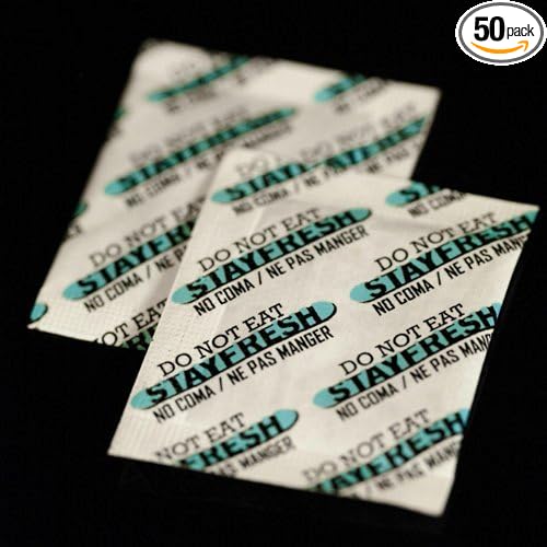 200cc Oxygen Absorbers for Long Term Food Storage Disaster & Emergency Preparedness Supply SHTF (50 Units)