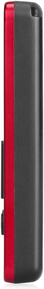 Retekess V112 AM FM Portable Pocket Radio, FM Receiver, Digital Tuning Stereo, with Headphones, Rechargeable Battery, for Walking, Jogging, Training, Church (Red)