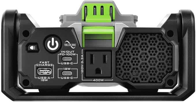 EGO POWER+ Portable Inverter, 400W, Power Inverter Generator, Quiet. Battery and Charger Not Included - PAD5000 (Pack of 4)
