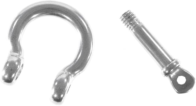 Paracord Planet Stainless Steel & Alloy B-Shackles and D-Shackles for Paracord Survival Bracelets (Pack & Single Sizes)