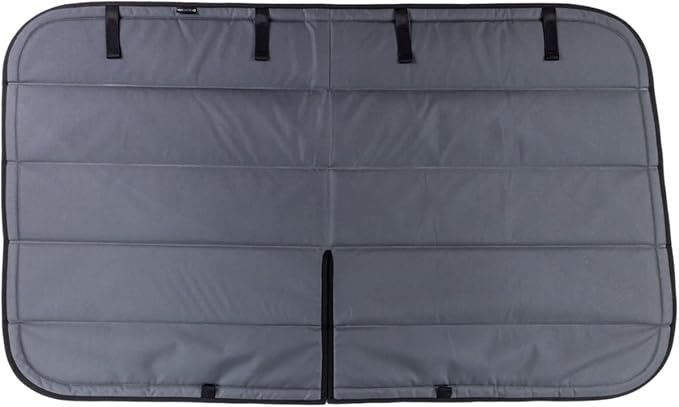 VanEssential Insulated Blackout FW293L CRL Direct Fit Crew Window Cover Designed for Ford Transit Year 2015- Current - Charcoal Gray