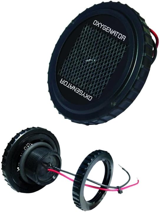 T-H Marine Oxygenator Pro Live Well Flush Mount - Silent Operation, Automatic Oxygen Generator for Freshwater Fishing, Boost Fish Survival Rates by 35%, Easy Install for 10-20 Gallon Livewells