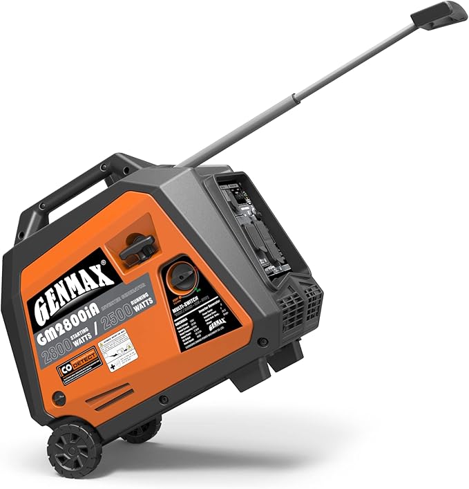 GENMAX Generator,EPA Compliant, Eco-Mode Feature, Ultra Lightweight for Backup Home Use & Camping