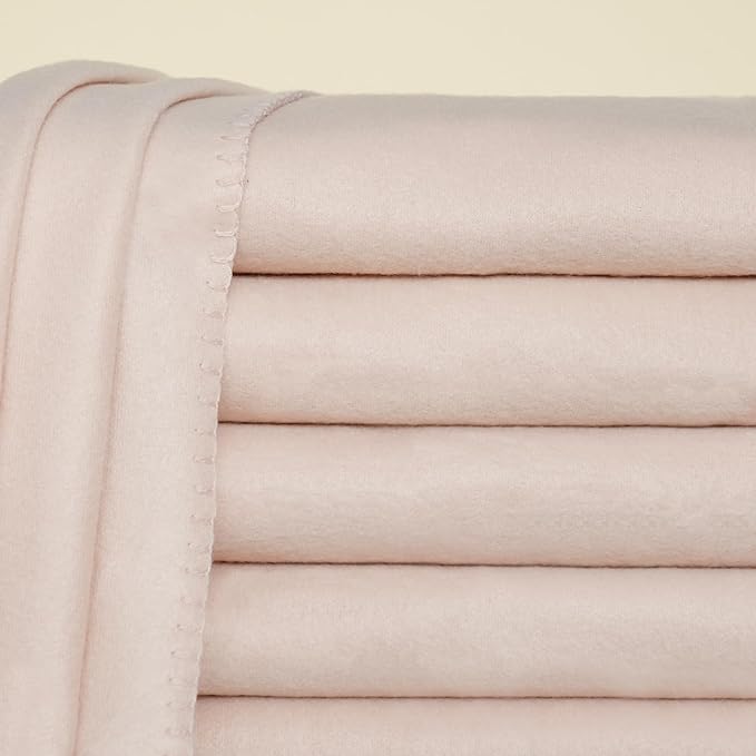 ZYFZCYBL Fleece Throw Blanket Blankets Bulk 6 Pack Soft Lightweight for Cozy Polar Fleece 50 x 60 Solid Pet-Friendly Colorful Bed Sofa Couch Fleece Fabric Travel Wedding Gift(Taupe)