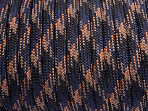 7 Strand Core 550lb Paracord Parachute Cord Lanyard Mil Spec Type III-100ft (Dream Black(84#))