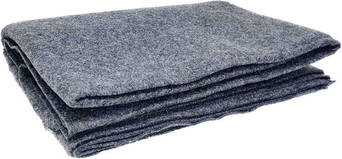 Vakly Emergency Throw Blanket 80 x 40 in (2 Pack) – Disposable Fleece Survival Blanket for Travel, Camping, Car Emergency Kit, Outdoor Use & Homeless Shelters, Gray