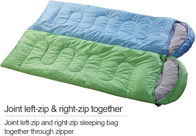 FARLAND Sleeping Bags for Adults Teens Kids with Compression Sack Portable and Lightweight for 3-4 Season Camping, Hiking,Waterproof, Backpacking and Outdoors