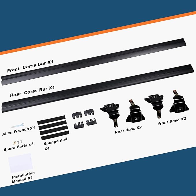 Wonderdriver Heavy Duty 330lb Roof Rack Cross Bars Compatible with Jeep Wrangler JK JL Gladiator JT 2007-2026, 2 & 4 Door Aluminum Crossbars Rooftop Cargo Bag Kayak Bike Carrier