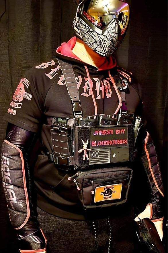 Tactical Chest Mini Rig 1000D Quick Release Multifunctional Tactical Vest Outdoor with Multi-Pockets