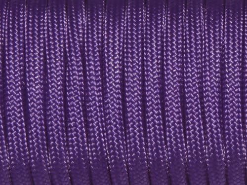 7 Strand Core 550lb Paracord Parachute Cord Lanyard Mil Spec Type III-100ft (Purple(26#))