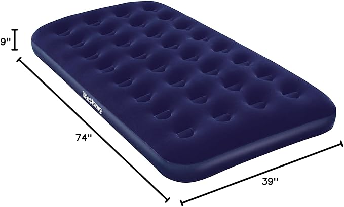 Bestway Flocked Air Bed Twin (Pack of 4)