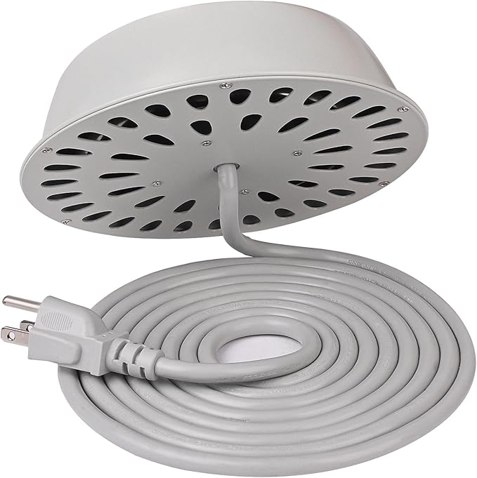 1000W Pond Heater for Outdoor Ponds with Fish, Floating Pond De-Icer with Thermostatic Control, Cast Aluminum Heater with 10 FT Cord for Winter Live Fish Oxygen Exchange