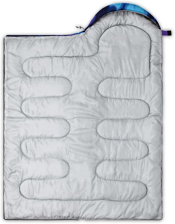 QOOMO Axolotl Cute Camping Sleeping Bags,3 Season Warm & Cool Weather,Lightweight,Waterproof Sleeping Bags for Adults & Kids,Traveling,and Outdoors
