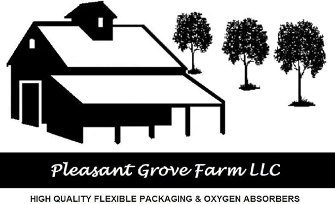 7 Mil Mylar Bags Plus 300cc Oxygen Absorbers For Food Storage (50, 1 Gallon 10 x 14 Inch)