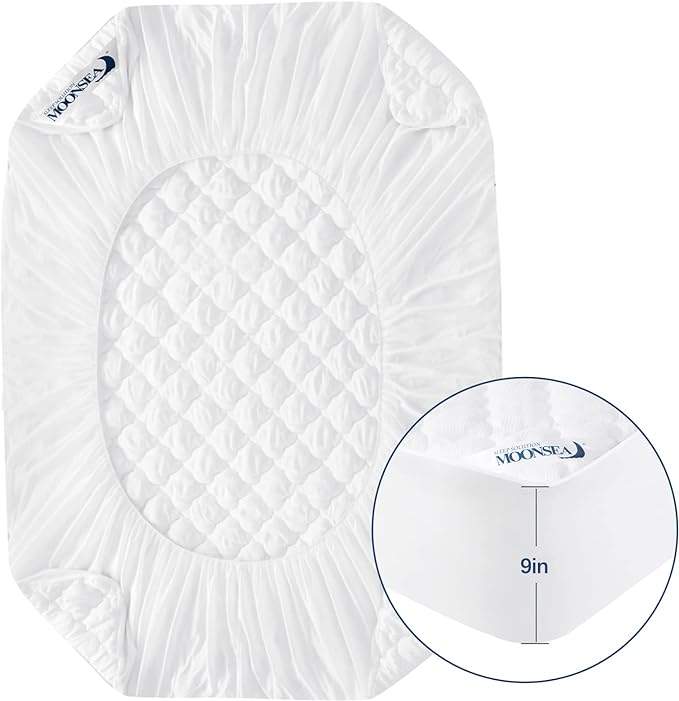 Kids Travel Air Mattress Protector Waterproof, Compatible with Intex Kidz Inflatable Raised Frame Camping Air Mattress