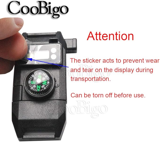 Paracord Buckle with Whistle Compass, Side Release Plastic Buckles for Paracord Bracelet