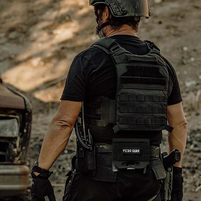 PETAC GEAR Tactical Ifak Pouch,Molle First Aid Micro Trauma Kit Military,Belt Medical Survival Pouches.(Bag Only)