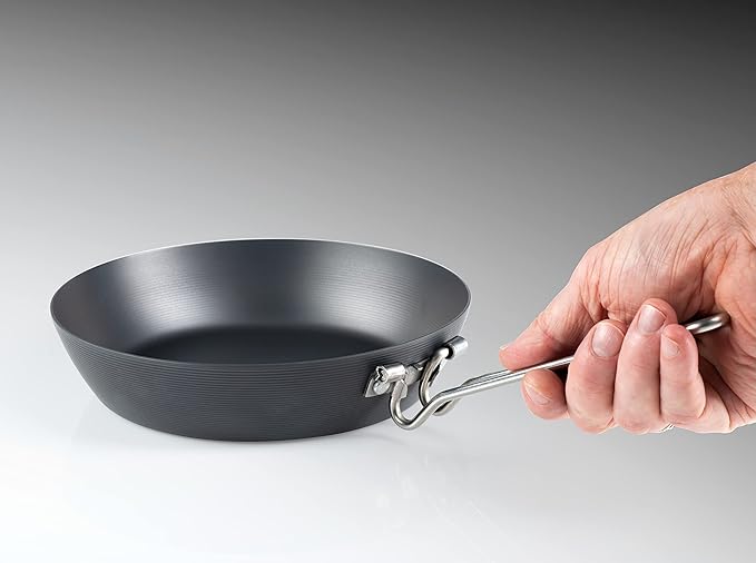 GSI Outdoors Frypan, Lightweight Carbon Steel, Collapsible Handle Camp & Outdoor Frying Pan