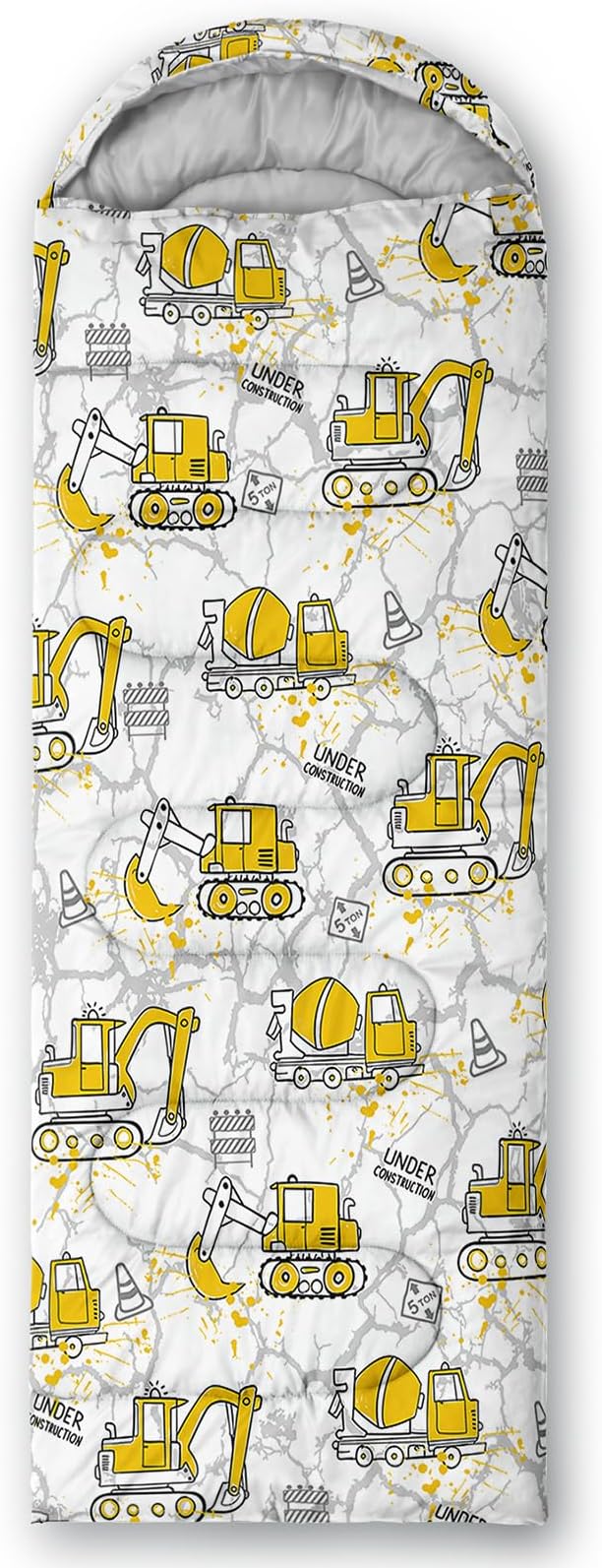 QOOMO Axolotl Cute Camping Sleeping Bags,3 Season Warm & Cool Weather,Lightweight,Waterproof Sleeping Bags for Adults & Kids,Traveling,and Outdoors