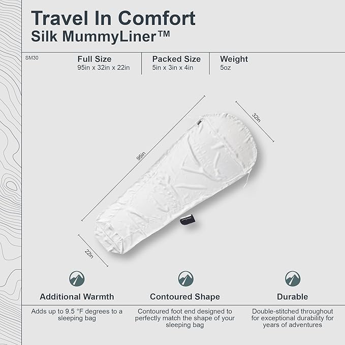 COCOON - Premium - Silk MummyLiner
