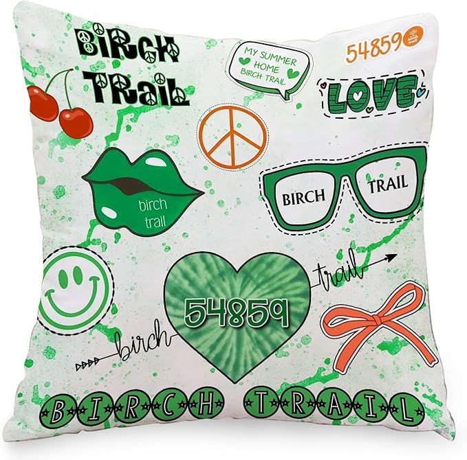Gilbins Camp Bunk Kids Autograph Pillows A Great Gift for Boys Or Girls (Camp Birch Trail)