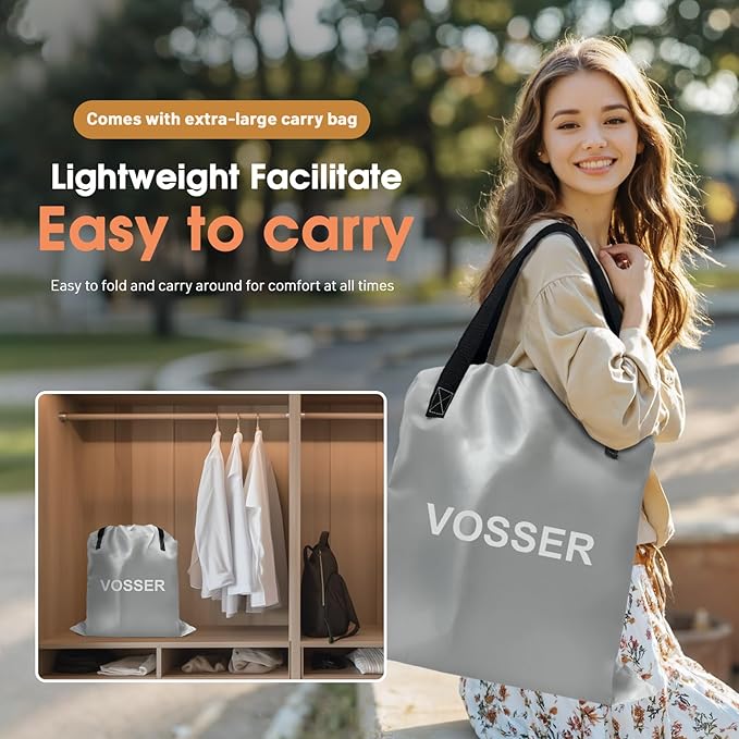 VOSSER Twin Air Mattress with Built in Pump,18''Inflatable Mattress 2 Mins Self-Inflation/Deflation,XL-Long Blow up Mattress Thicker,Flocked Top Air Bed with Storage Bag for Home, Camping & Guests