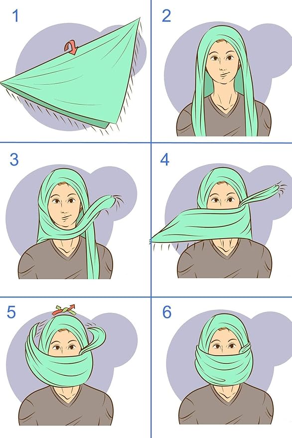 Explore Land Cotton Shemagh Keffiyeh Tactical Desert Scarf Neck Head Wrap with Tassel for Men Women