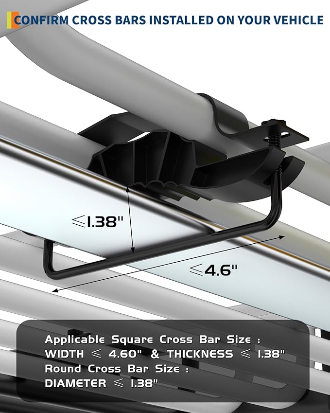 GarveeLife 64 in x 50 in Roof Rack Basket, 200 LBS Capacity Rooftop Cargo Carrier Basket with Extension Luggage Rack Heavy Duty for SUVs, Trucks, Vehicles
