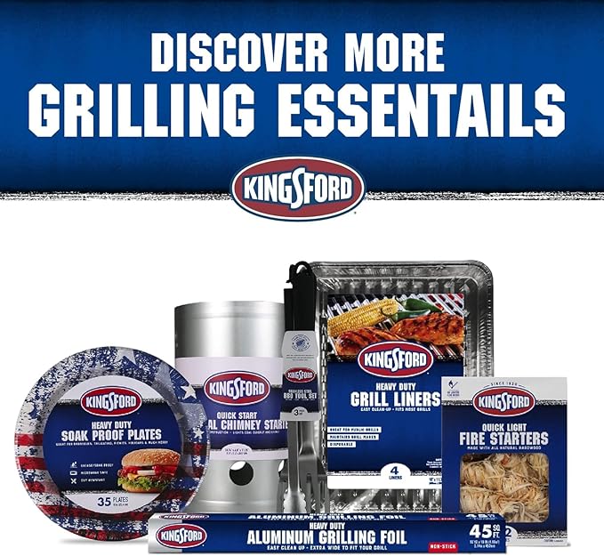 Kingsford Quick Light Fire Starter Rolls, All Natural Hardwood with Paraffin, Water Resistant and Easy Lighting for Charcoal, Pellet Grills, Smokers, Campfires, Outdoor Fireplaces, 16 Count