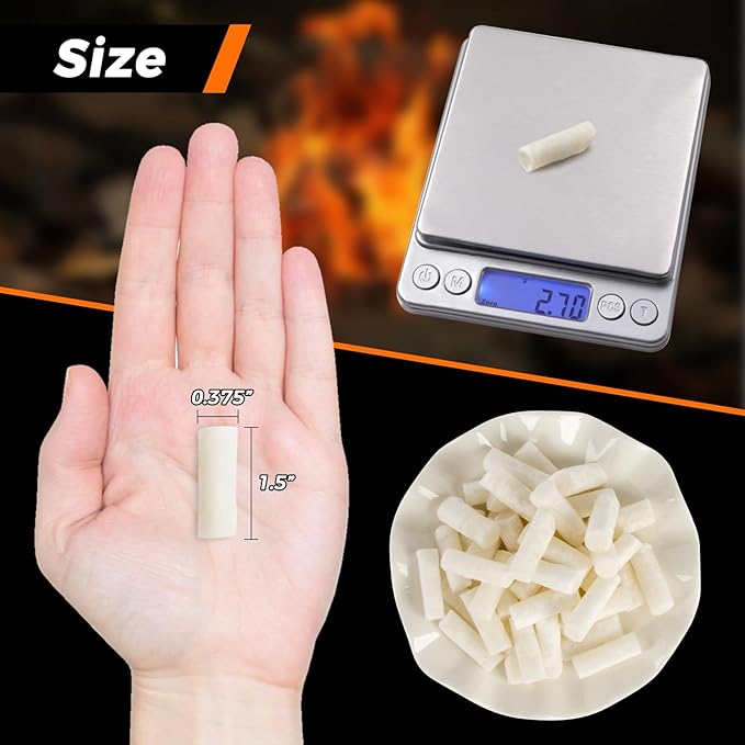 MAQIHAN Fire Starter - 25PACK Fire Plugs Fire Starter Survival Tool, Fire Starters for Campfires, Fire Starter Kit, Fire Starters for Survival, Fire Starter Sticks for BBQ Fireplace Camping