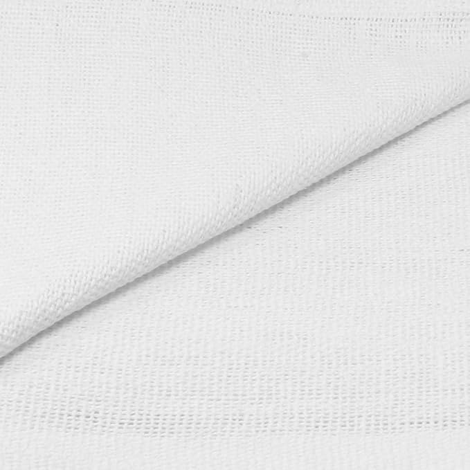 EverOne White Cotton Thermal Blanket, 66” x 90”