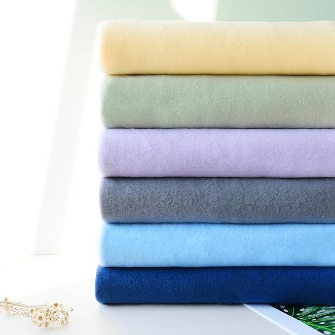 ZYFZCYBL Fleece Throw Blankets Lightweight Warm Soft Cozy Pet-Friendly Bulk Fleece Throw Blanket Solid for Home Bed, Sofa,Office,Gifts, Couch (Pack of 6-50 x 60 inch,Assorted 1)