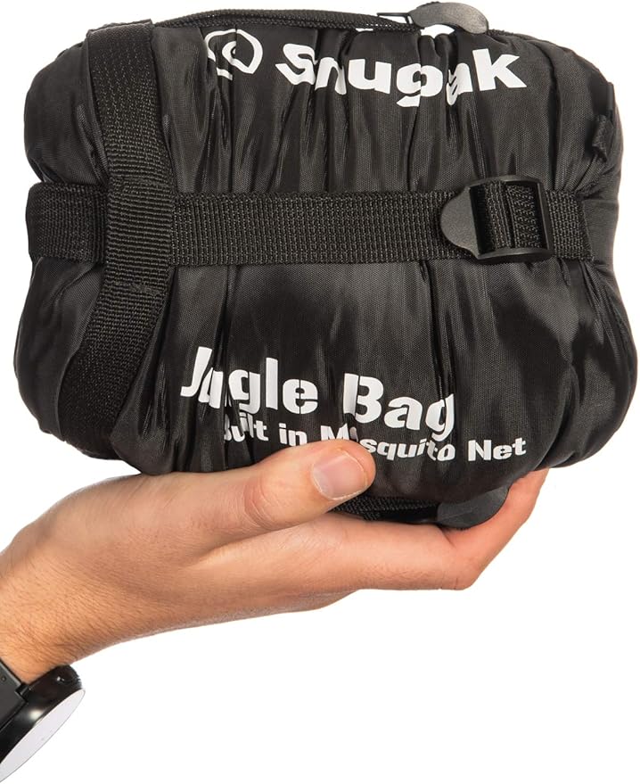 Snugpak Jungle Bag Lightweight Sleeping Bag with Left or Right Side Zip, Compact Travel and Camping Bag