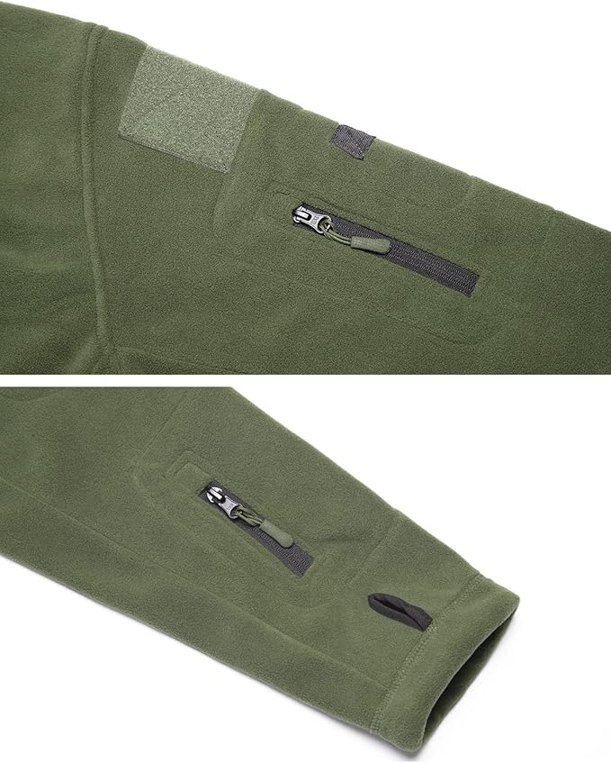 ReFire Gear Men's Warm Military Tactical Sport Fleece Hoodie Jacket