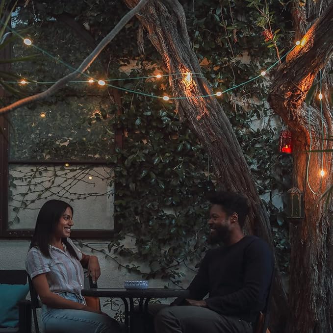 MPOWERD Luci Solar String Lights: Rechargeable via Solar and USB, Power Bank for Mobile Charging, 18’ or 44’, Waterproof, Lasts Up to 40 hrs, Up to 140 Lumens LEDs, Camping, Indoor/Outdoor Decorating