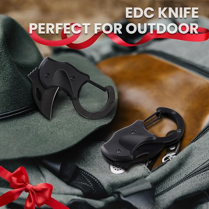 FUNBRO Small Pocket Knife Fathers Day Dad Gifts for Men, EDC Box Cutter, Anniversary & Birthday Gifts for Him, Mens Stocking Stuffers Gifts for Boyfriend Husband Grandpa from Daughter Wife Son
