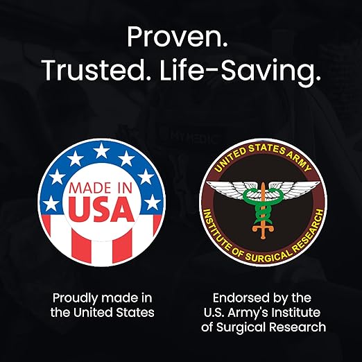 My Medic - RATS Tourniquet System, Quick-Apply Emergency Tourniquet, First Aid, Survival Gear, Compact & Versatile Hemorrhage Control Medical Tool - Black