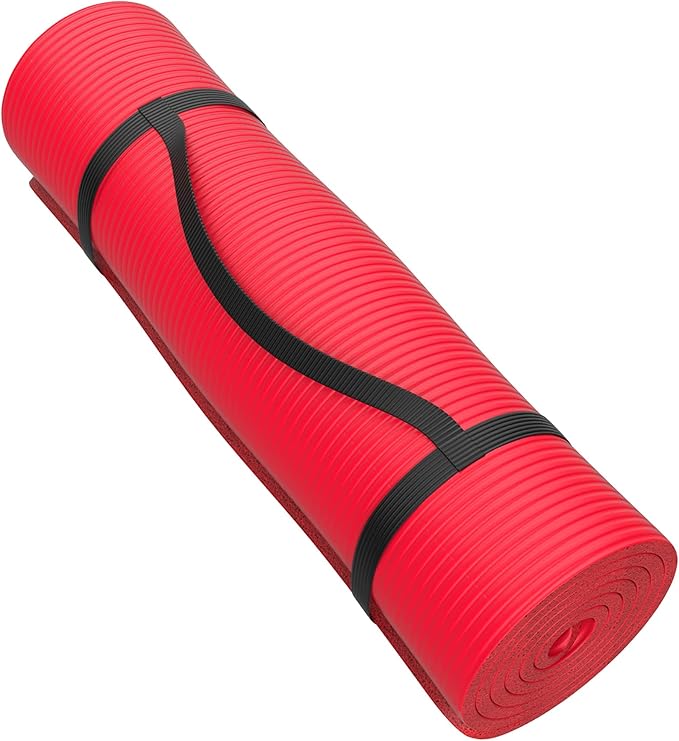 Foam Sleeping Pad - Lightweight 1-Inch Mat for Camping, Cots, Tents, Backpacking, and Yoga - Non-Slip and Waterproof with Handle by Wakeman