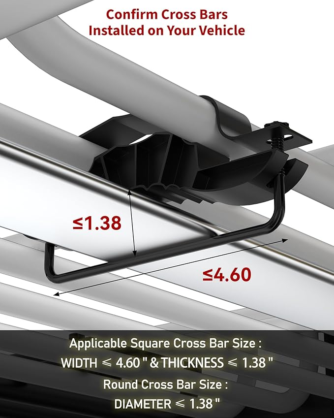 64" x 39" Universal Roof Rack Basket, 200 Lbs Capacity Rooftop Cargo Carrier Basket with 21 Cubic Feet (52" x 39" x 18") Waterproof Luggage Bag, for Suvs, Trucks, Vehiclesor Suvs, Trucks, Vehicles
