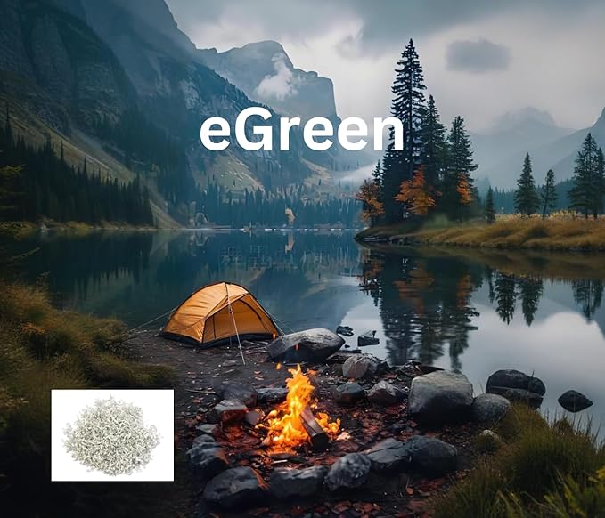 eGreen 30 Bags Magnesium Shavings + 20 Thin Wax Ropes (4" Long, 240 Min Burn Time) β Fire Starter Kit for Camping, Hiking, Survival