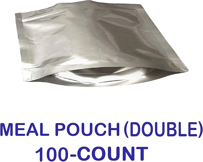 7 Mil Zip Top Mylar Bags Stand Up Gusseted Pouch (100, PGF-1075-DMP)