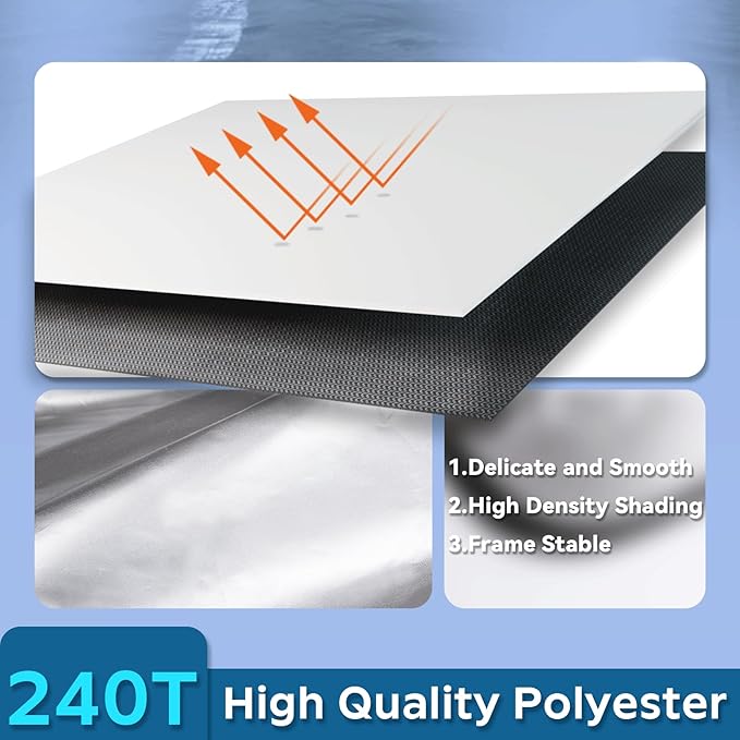 Windshield Sun Shade for VW Jetta 2011-2018, Car Front Window Sunshade with 240T Sun Visor Protector Blocks UV Rays Heat Sun Shield Accessories