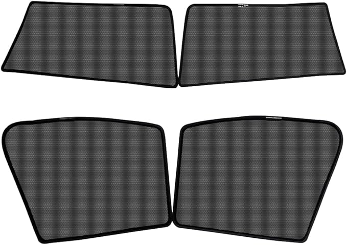 BWEN Car Window Shades for Toyota RAV4 2019-2024, Magnetic Side Window Cover with Breathable Mesh, Privacy Protection and Sun Protection for Car Camping, Travel and Rest