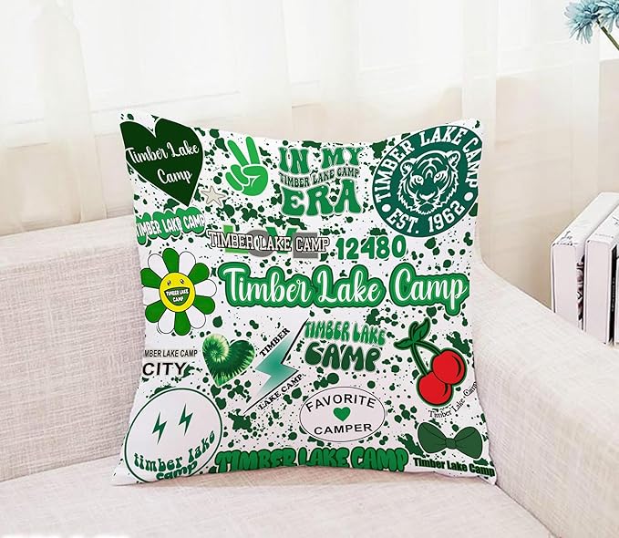 Gilbins Camp Bunk Kids Autograph Pillows A Great Gift for Boys Or Girls (Timber Lake Camp)