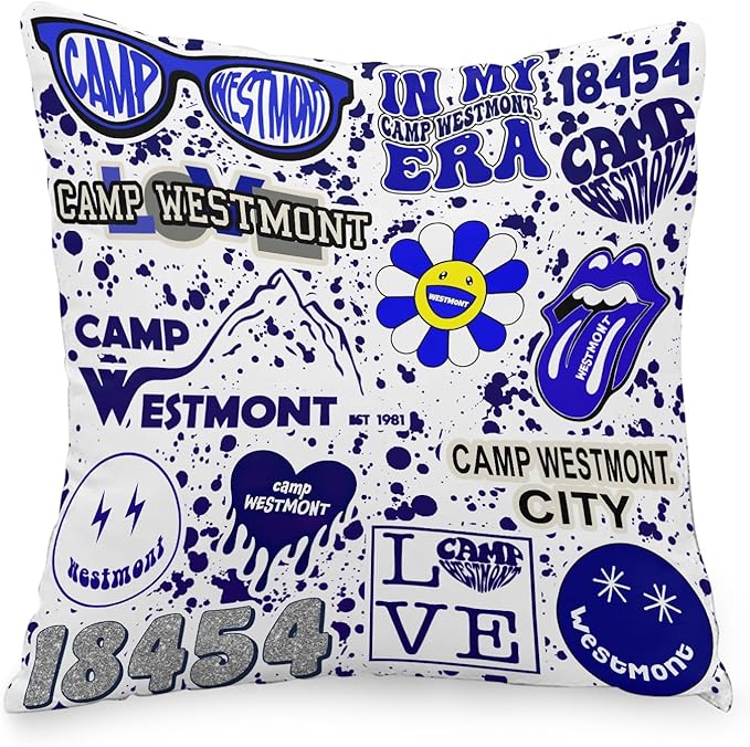 Gilbins Camp Bunk Kids Autograph Pillows A Great Gift for Boys Or Girls (Camp Westmont)