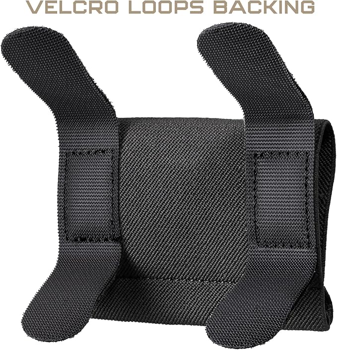LIVANS Tourniquet Holder TQ Sleeve, Elastic Tourniquet Holder for Duty Belt Tactical Retention Band TQ Pouch Horizontal Battle Belt Accessories Survival Gear
